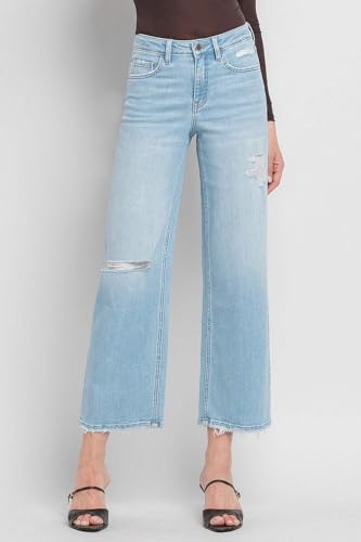 Flying Monkey - High Rise Wide Leg Jeans - F57124