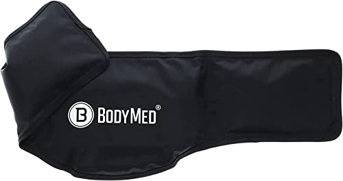 Image of BodyMed Reusable Gel Ice Pack Cold Compress (2-Pack) for Neck - Professional Grade Cold Therapy for Injuries, Aches, Swelling, Bruises, Sprains - 21 in. x 6 in. (Neck Contour)