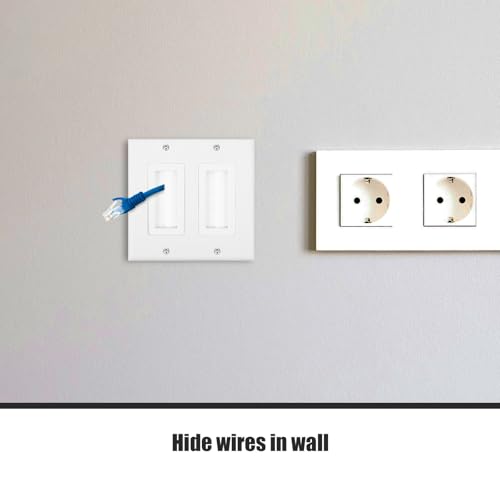 Placa de pared cepillo doble puerto con cerdas protectoras antianudado 6