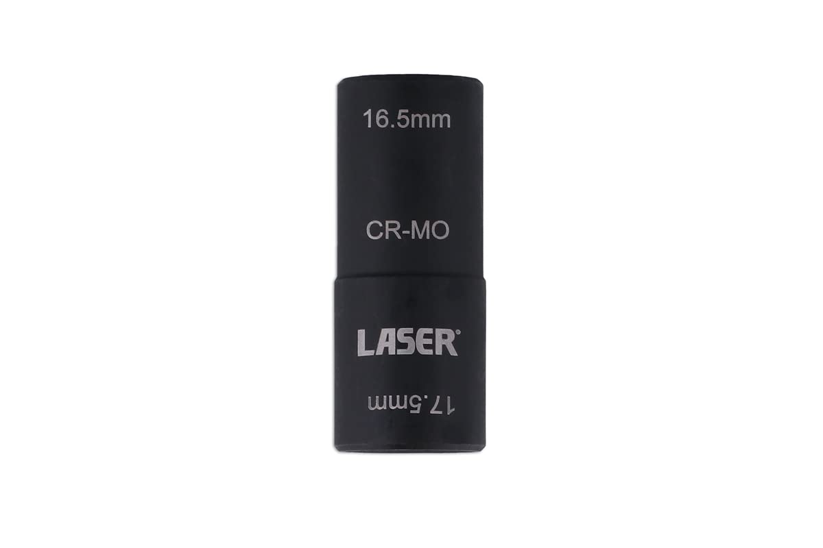 Laser Narzędzia 8213 podwójne zakończenie, uszkodzone gniazdo nakrętki koła 16,5 x 17,5 mm