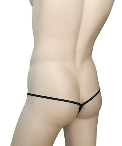 Mens Bulge Pouch G-String Thong Underwear Jock Strap Nylon Low Waist Spaghetti Strap Thongs4