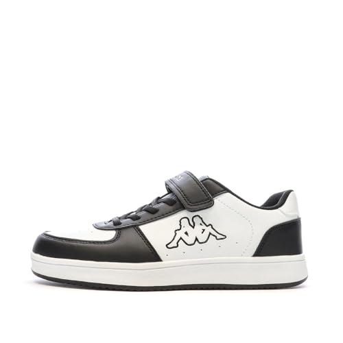 Kappa Baskets Noires/Blanches Garçon Malone Noir 35FR
