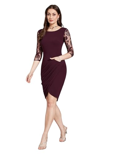 Image of Life With Pockets Women's Collared Sleeveless's Bodycon Knee-Long Dress