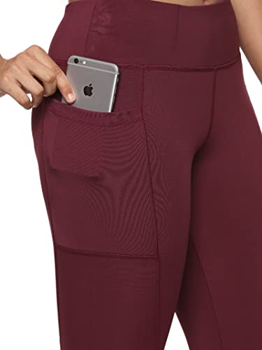 Image of High Waist Slim Fit Gym Workout Tights Yoga Pants Leggings with Pocket for Women