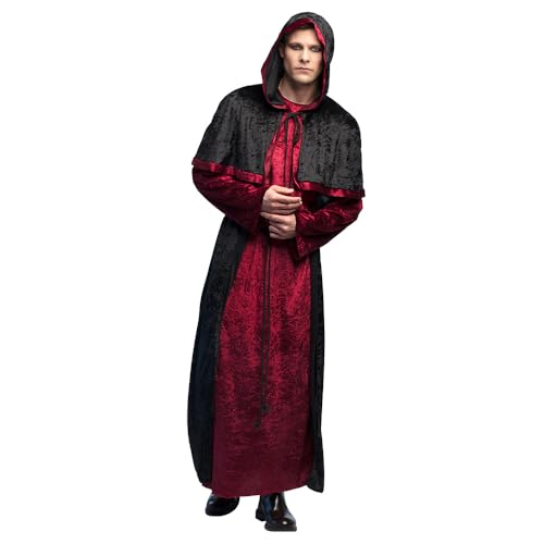 Costume nécromancien hommes déguisement horreur Halloween adulte panoplie carnaval