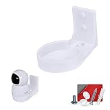 Wall Mount for YI Dome Guard Pet & Baby Indoor Camera, Easy to Install Adhesive Holder Bracket, Reduce Blind Spots & Clutter, Adhesive & Screw-in Mounting - (White)