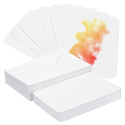 Cartes postales aquarelle PATIKIL lot de 50 avec enveloppes pour cadeaux