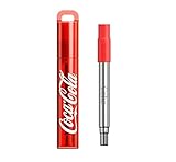 ZOKU Coca-Cola Reusable Pocket Straw, Telescopic Stainless Steel Drinking Straw with Silicone...