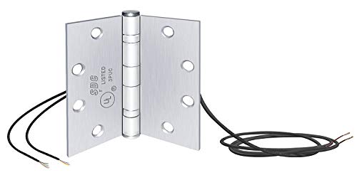 Sdc PTH-2-4Q Power Transfer Hinge, Satin Chrome, 6Cndtr