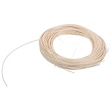 Calidad artesanal: cada pieza del kit de tejido de cestas está cuidadosamente pulida como material de tejido hecho a mano, un trabajo de reparación que parece natural y no deja marcas de fijación aparentes, material de fijación de ratán natural, piezas de repuesto de correas de tejido