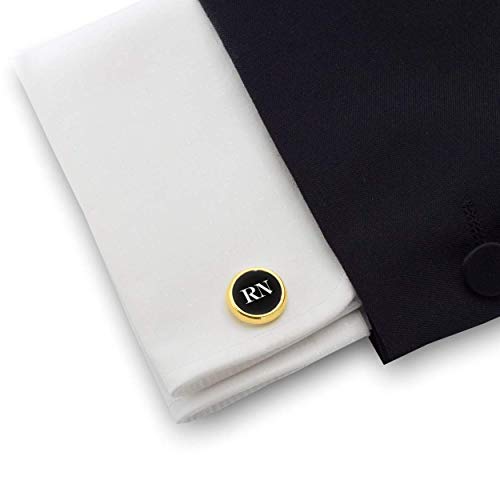 Mancuernillas de oro para hombres miniatura 6