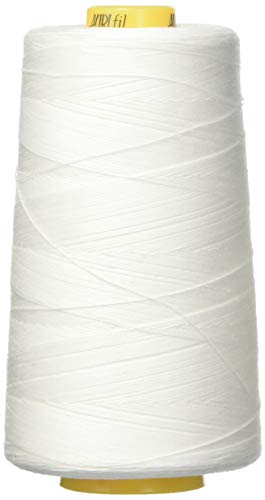 Hilo Aurifil Mako Cotton 3-ply 40wt 3280 yd Natural White miniatura 1