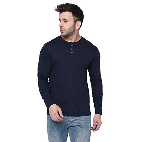 Image of London Hills Men's Cotton Regular Fit T-Shirt