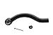 MOOG ES80288 Steering Tie Rod End for Honda Accord