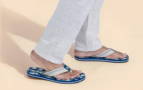 Image of Neeman's Pixel Art Flip Flops for Men | Slippers for Men