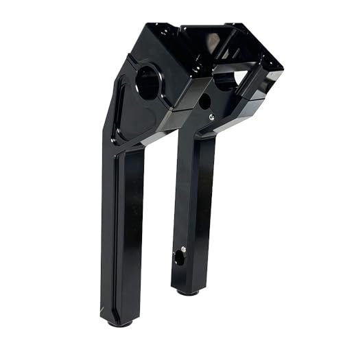 Rehausseurs de guidon 25,4 cm noir pour Harley Street Bob et Low Rider 2018-2023