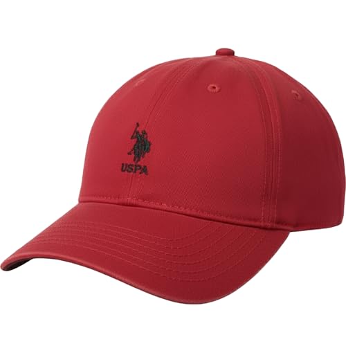 Image of U.S. Polo Assn. Baseball Cap, 100% Cotton Adjustable Dad Hat with Small Pony Logo