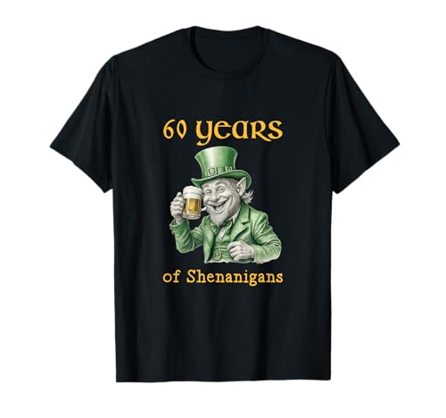 60th Birthday St. Patrick's Day Irish T-Shirt