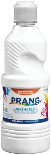 Prang Washable Tempera Paint, White, 16 Oz., 1 Count