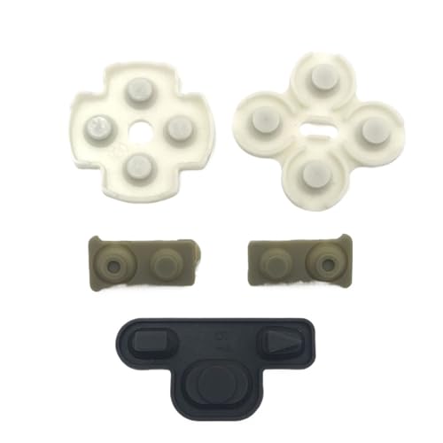 Leitfähigen Gummi Pads Ersatz Silikon Tastatur Reparatur Kit for PS3 Controller Weiche Gummi Taste(White For PS3)