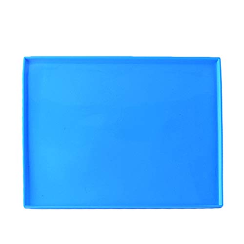 Junejour Silikon Backmatte Premium 310 * 260 * 9mm Schweizer Rollmatte mit Rand wiederverwendbar, antihaftbeschichtet Rutschfest Lebensmittelecht BPA-frei und geruchslos Cover