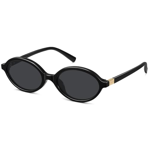 WOWSUN Retro Oval Sunglasses for Women