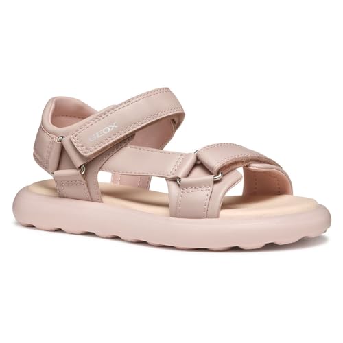 Geox - J SANDAL PUFFYPOP GI, Sandalia Niñas, Old Rose,