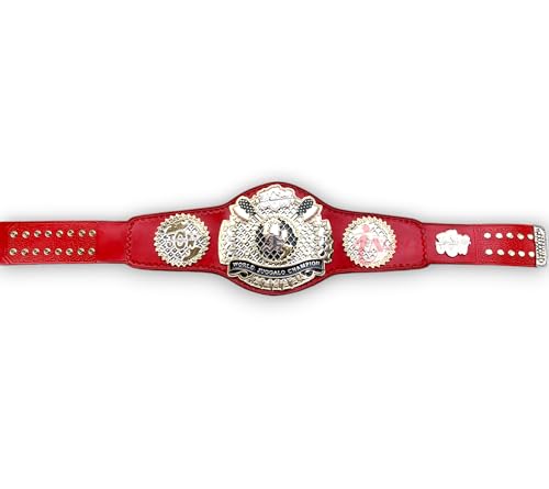 INAHS New JCW World Juggalo Heavyweight Wrestling Championship Replica Belt Adult Size title belt, Black Leather Strap