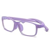Fantiace TR90 Kids Glasses Frame Flexible Boys Girls Eyeglasses Silicone Toddler Eyewear (C4)