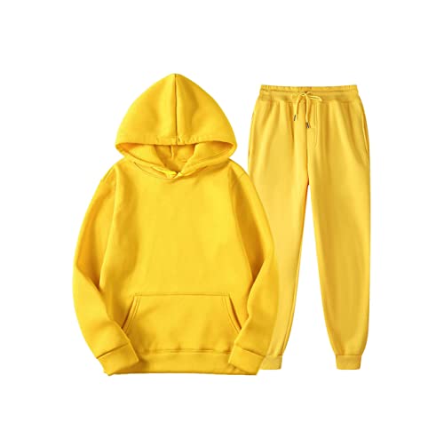 Survêtement à capuche homme femme ensemble de jogging manches longues sport taille M