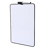 Trocken abwischbares Whiteboard für den Schoß: Das 30 x 21 cm große Whiteboard hat eine glatte Oberfläche, die sich schnell und vollständig abwischen lässt. Es wird aus hochwertigen, umweltfreundlichen Materialien hergestellt und ist sicher für Kinder.