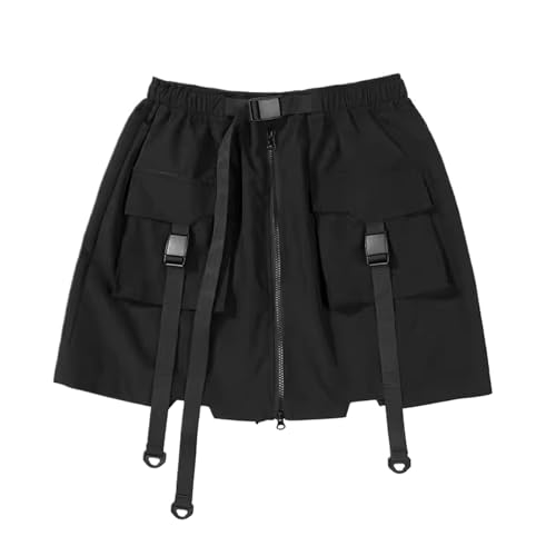 Jupes courtes d'été pour hommes avec taille élastique et poches