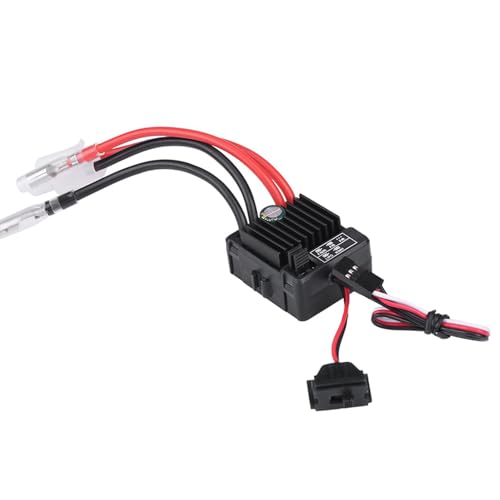RC Car ESC, Wodoodporny Pyłoszczelny 60A Szczotkowane Elektryczne Kontrolery Prędkości do Samochodu RC Truggy 1/10 RC Car