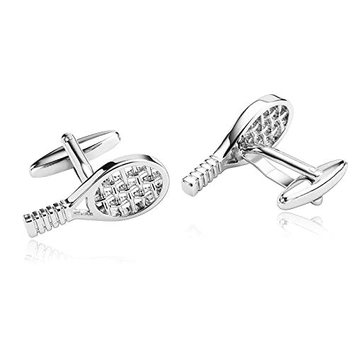 Mancuernillas de acero inoxidable grabadas para hombre miniatura 1
