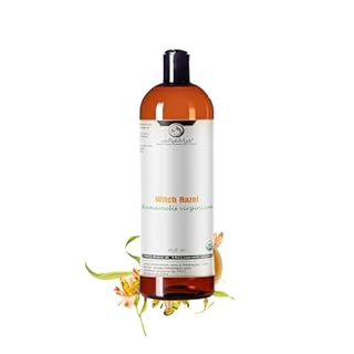 Organic Witch Hazel – 100% Pure Natural USP Astringent with 14% Alcohol | Hamamelis Virginiana Extract for Face, Skin, Hair & Wellness | Bulk & Gallon Options | 16 Fl Oz