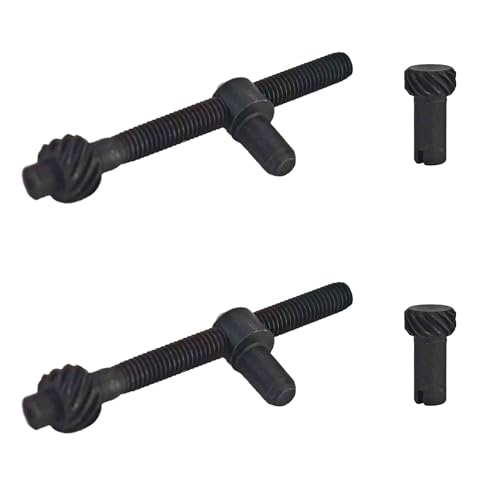 Virello 2Pcs Chain Adjuster Screw Tensioner Set, Metal Chainsaw Tension Kit