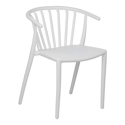 SKLUM Silla Ivor Polipropileno Mate Blanco - (Elige Color)