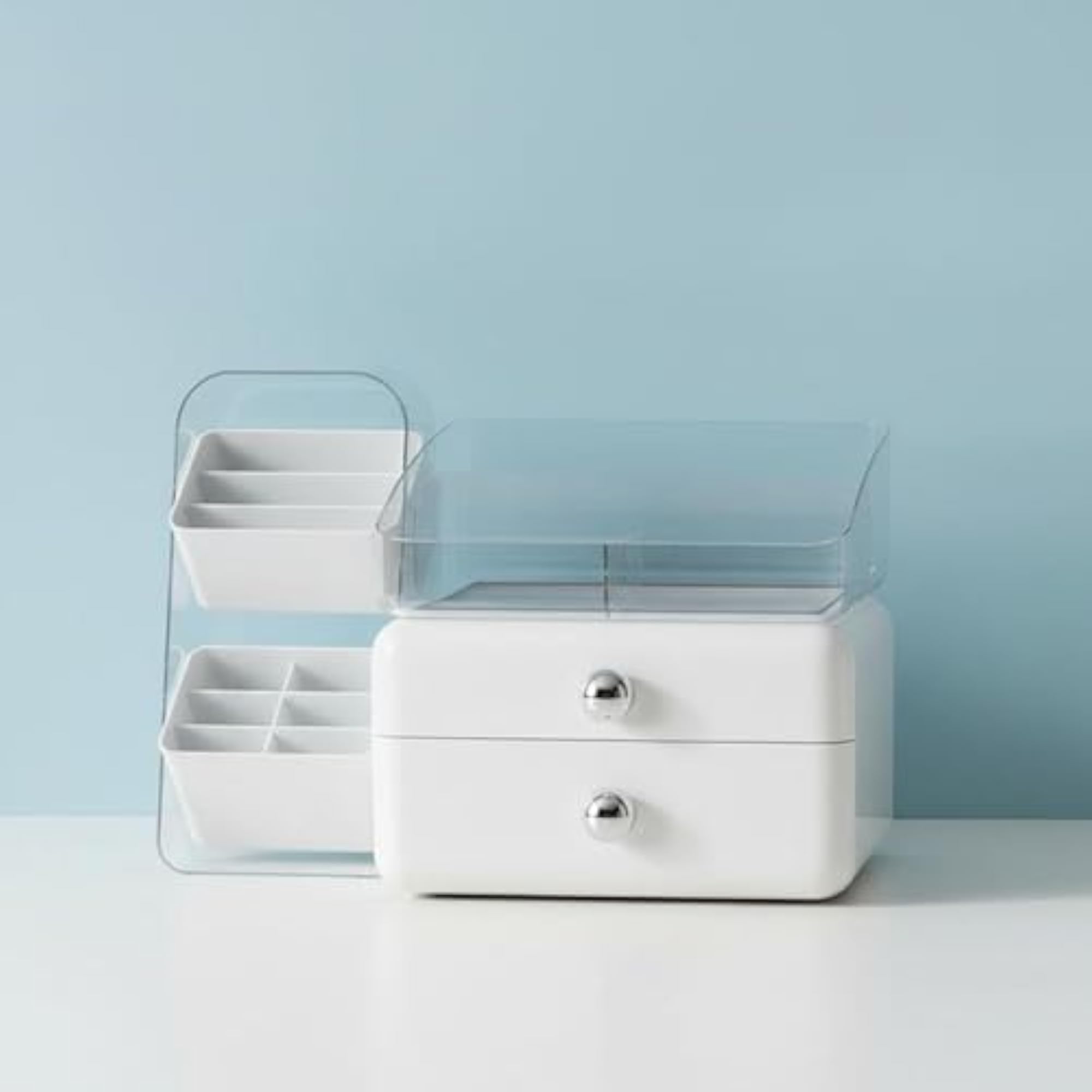 Desktop Cosmetic Organizer with Drawers