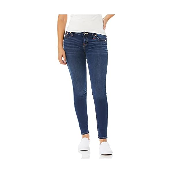 True-Religion-Womens-Halle-Mid-Rise-Super-Skinny-Fit-Jean True Religion Women's Halle Mid Rise Super Skinny Fit Jean, Dreamcatcher, 24