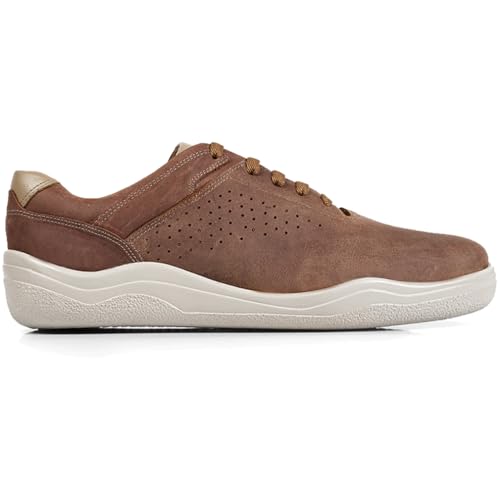 Image of Opananken Phanteon Men's Casual Leather Slip On Loafers Walking Shoes -100% Genuine Leather, Soft Lining, Air Latex Insole, Flexible PU Sole. Lightweight, Durable, Odor-Resistant. Casual Style with All-Day Comfort.