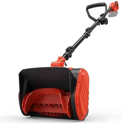 Electric Snow Shovel for Milwaukee M18 18V Battery, 11" Brushless Snow Blower with Adjustable Handle, Max 26 FT Snow Thrower, Cordless Snow Shovel M18 for Driveway, Sidewalk, Patio, Deck (No Battery)