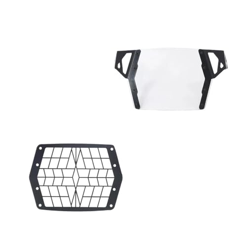 Protection phare moto 1050, grille en maille d'acier durable au design intégré