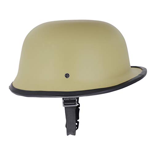 Image of Sage Square German Retro Style World War Inspire Half Helmet (DesertStorm Matte) (Small) (Non-Motorized)