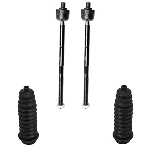 Image of Detroit Axle - Front End 10pc Suspension Kit for 2000-2005 Dodge Neon 2001 2002 2003 2004, 2 Lower Control Arms w /Ball Joints Assembly, 4 Inner & Outer Tie Rods, 2 Sway Bars, 2 Boots, Replacement