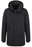 Indicode Rader Herren Winterparka Parka Winterjacke mit Kapuze, Größe:XL, Farbe:Black (999)
