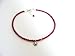 Let Loose Jewelry Genuine Ruby Strand Charm Anklet: Sterling Silver, 9-10 Inches, Beaded Sterling Charm, Handmade in USA