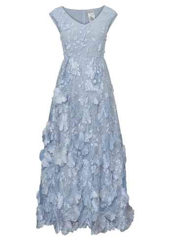 Image of CHIC STAR Womens 3D Floral Applique Maxi Dress