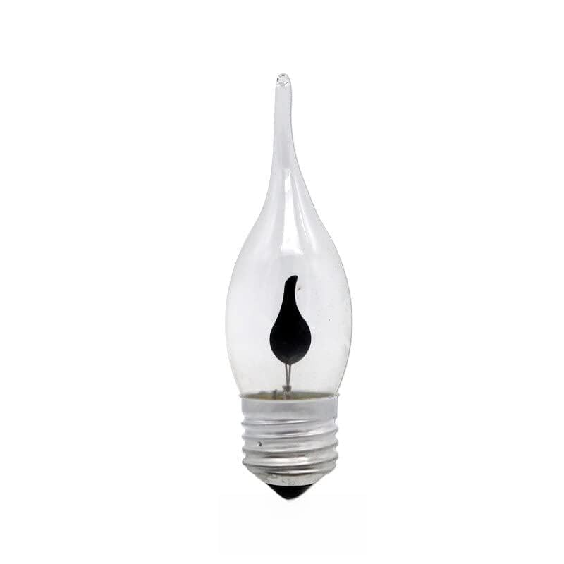 10 pièces Scintillement LED Bougie lumière Flamme Ampoule E14 E27 éclairage 3W 220V Queue décor Lampe à économie d'énergie