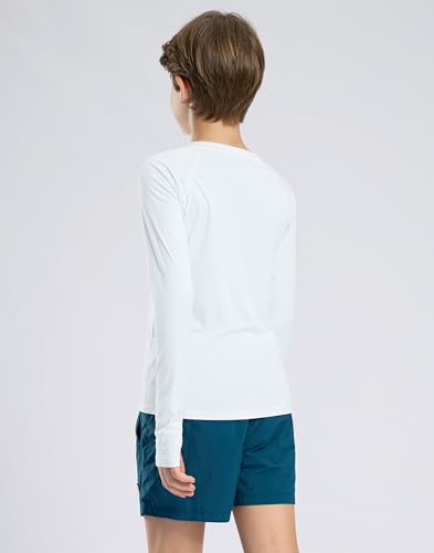 Boys Swim Shirt Long Sleeve Rash Guard UPF 50+ Sun Protection Shirts Quick Dry Lightweight Water Shirts for Kids2