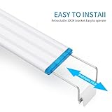Oltraman LED Aquarium Light Full Spectrum Fish Tank Lights 7' 8' 10' 12' 8W Multi-Color Freshwater Saltwater Plant Lamp White Blue Red LEDs